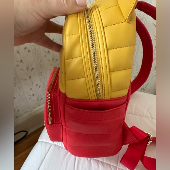 Loungefly Disney Winnie the Pooh Yellow and Red Backpack - Picture 8 of 16